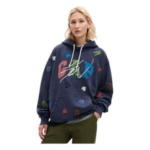 Gap Re-Issue × Sean Wotherspoon Embroidered Arch Logo Hoodie Limited Edition M